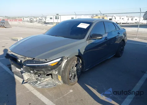 2024 Hyundai Elantra N Line z USA, uszkodzony, nr VIN KMHLR4DF6RU816477